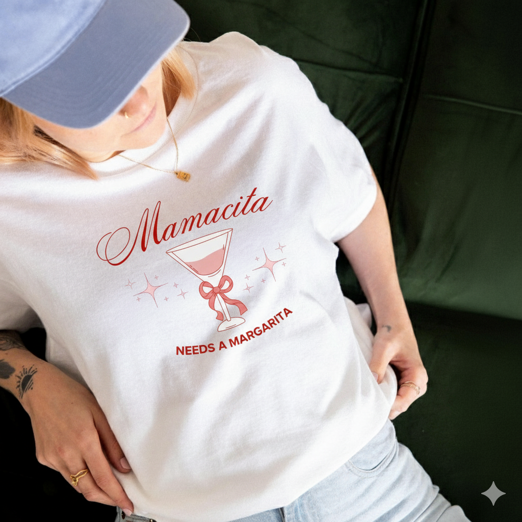 Margarita Themed T-Shirt - Mamacita Needs a Margarita