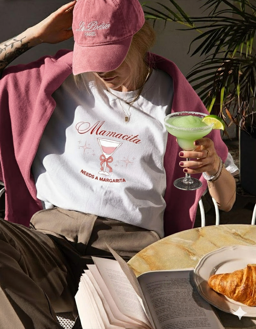 Margarita Themed T-Shirt - Mamacita Needs a Margarita