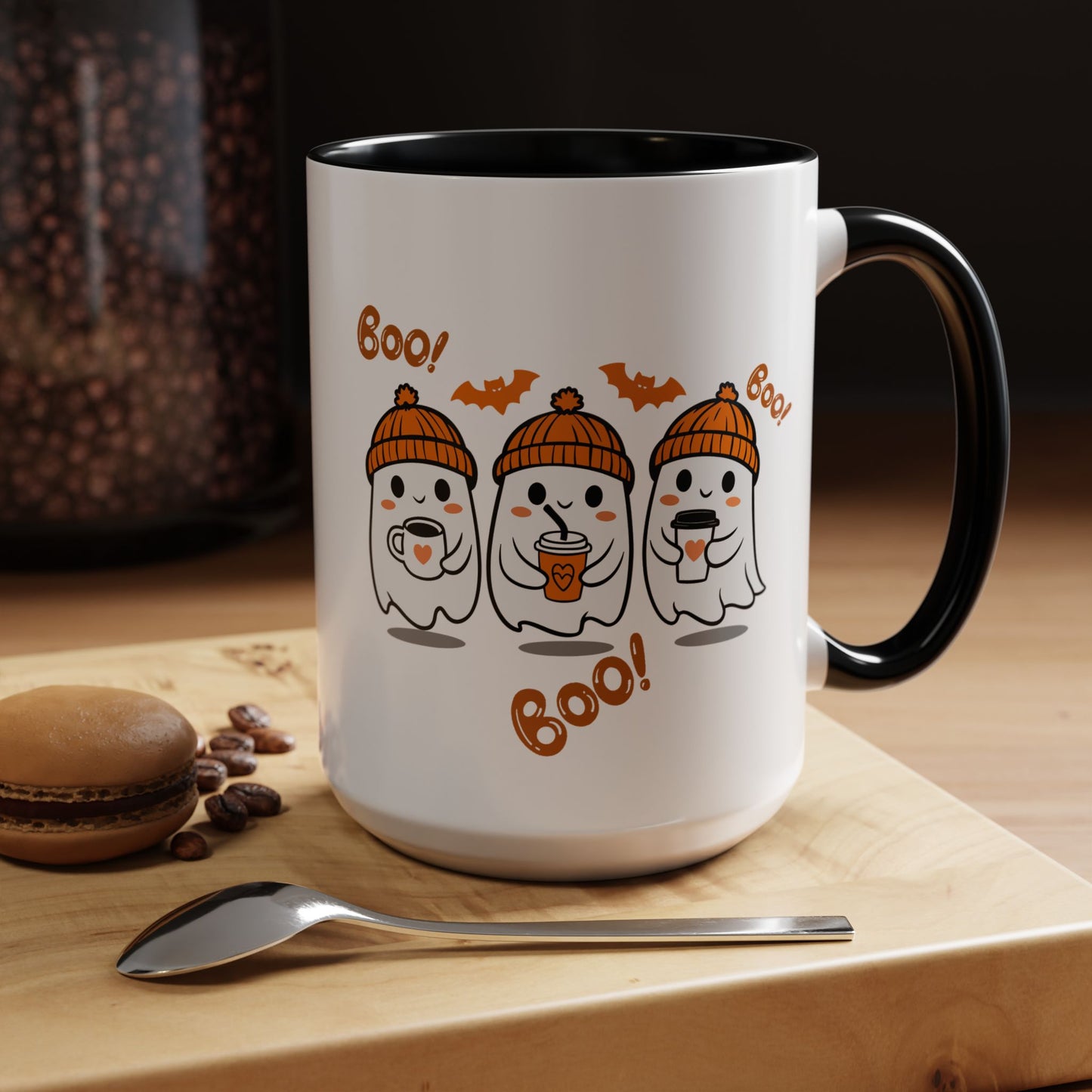 Cute Halloween Ghost Coffee Mug - Spooky Fun